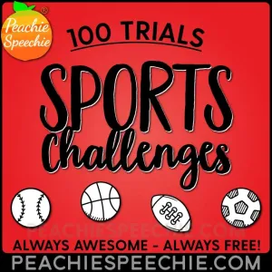 100 Trials Sports Challenges by Peachie Speechie