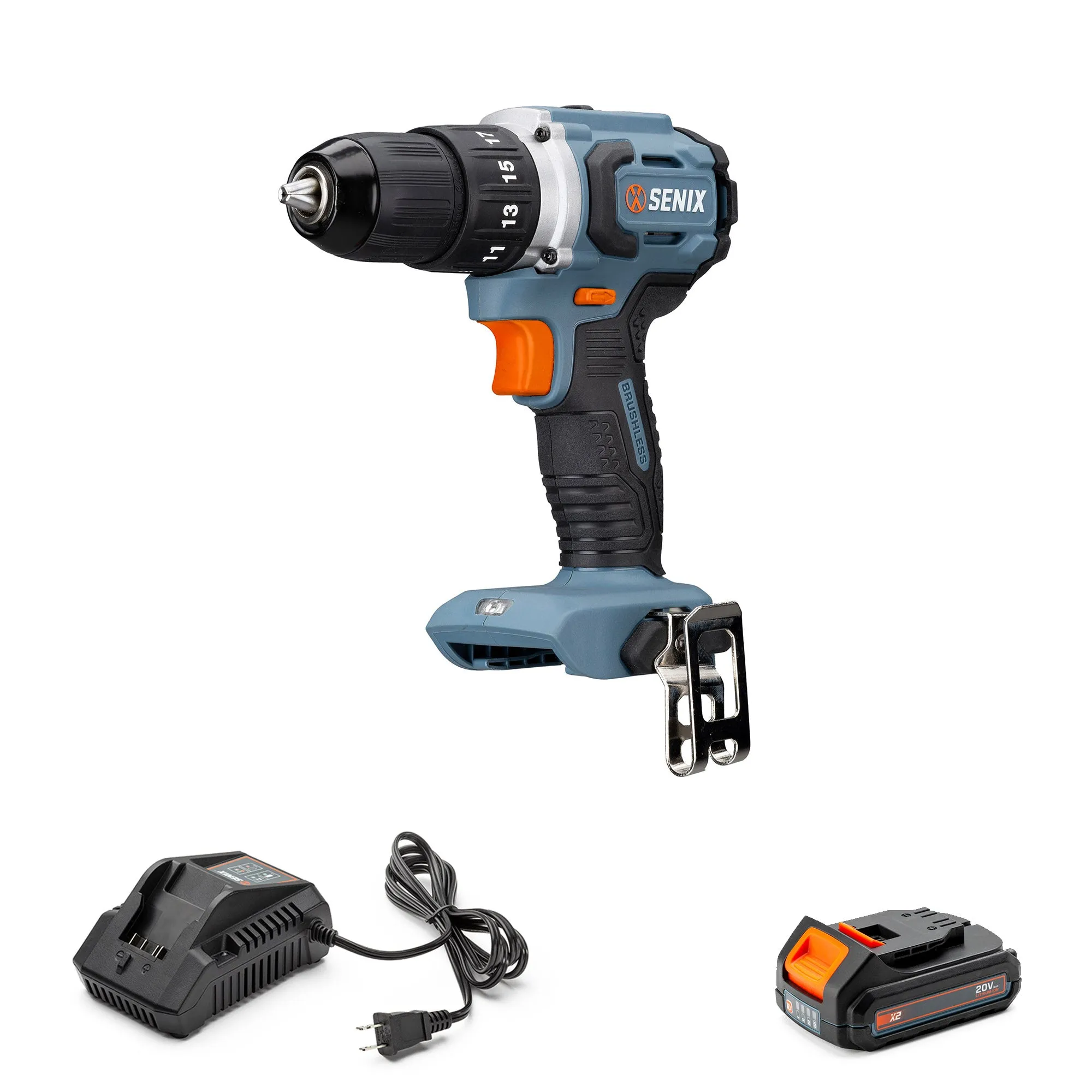 20 Volt Max* 1/2-Inch Brushless Drill Driver (Battery and Charger Included), PDDX2-M2