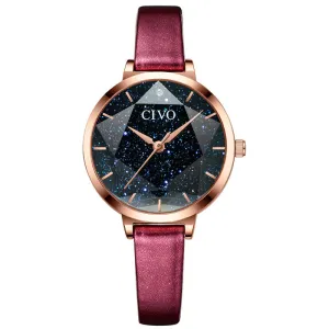 8123C | Quartz Women Watch | Leather Band