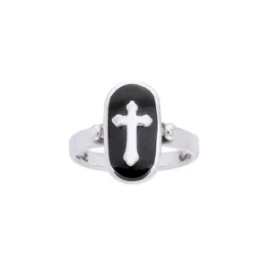 An emblem of your faith and spiritual faith ~ Sterling Silver Jewelry Celtic Cross Ring TRI510