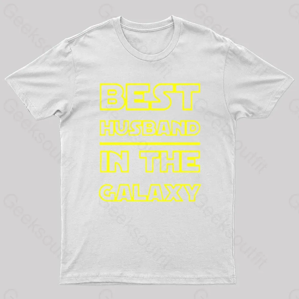 Best Husband In The Galaxy Nerd T-Shirt