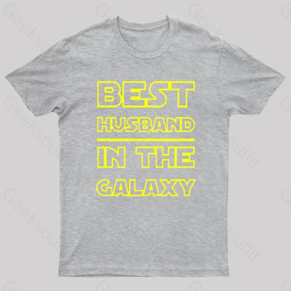 Best Husband In The Galaxy Nerd T-Shirt