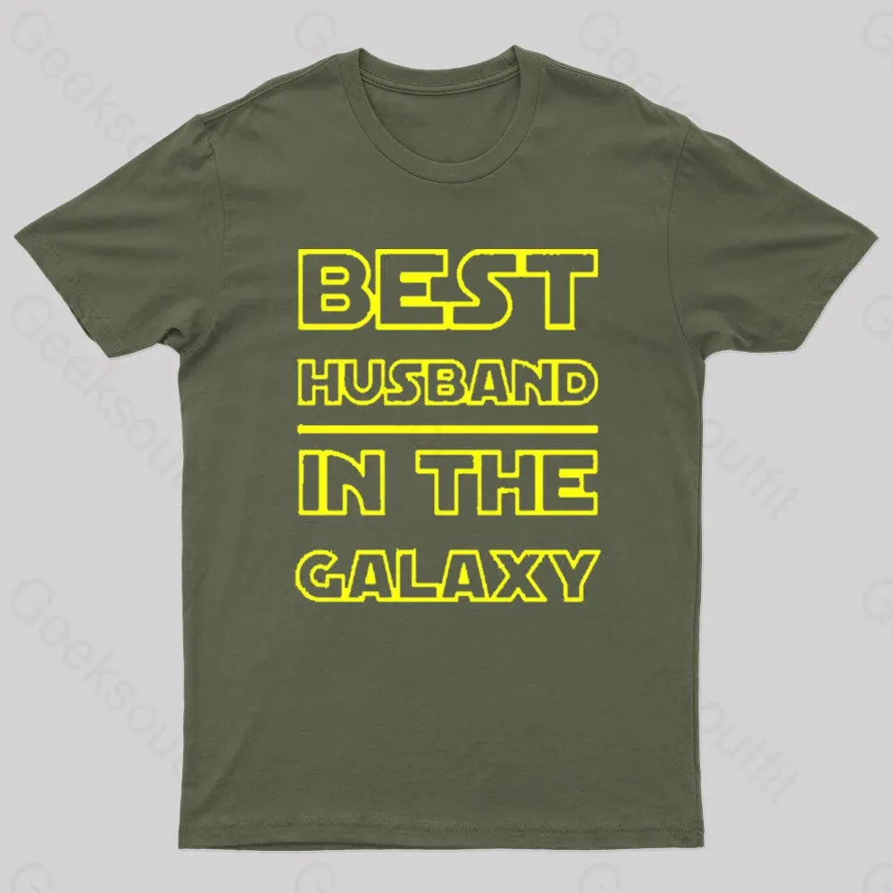 Best Husband In The Galaxy Nerd T-Shirt