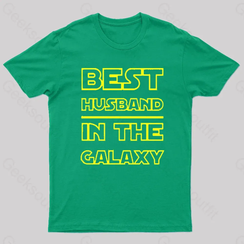 Best Husband In The Galaxy Nerd T-Shirt