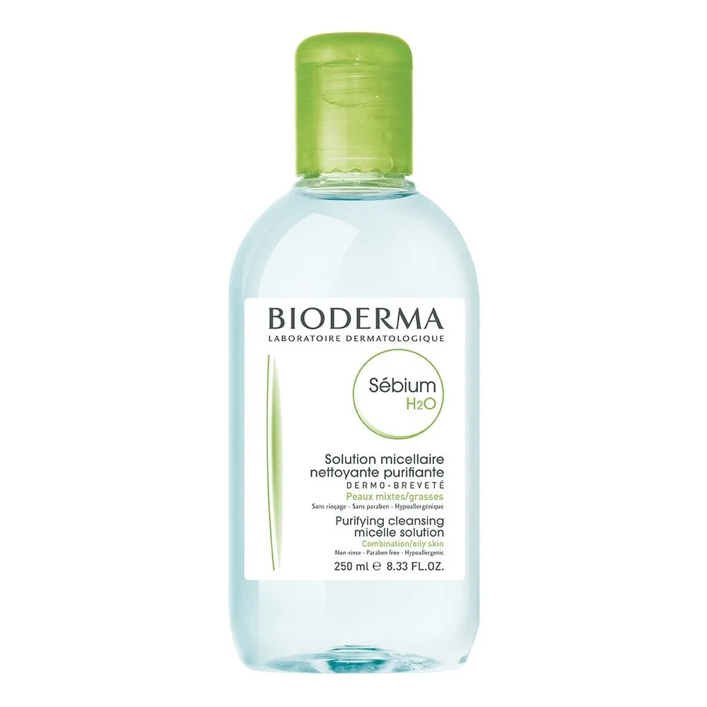 Bioderma Sebium H2O Micellar Water Makeup Removing Cleanser 250ml