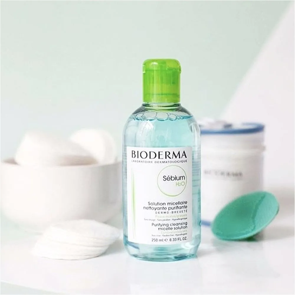 Bioderma Sebium H2O Micellar Water Makeup Removing Cleanser 250ml