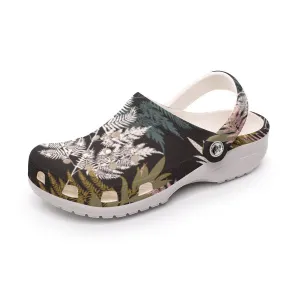 Brun Fern - Print Women's Classic Clogs