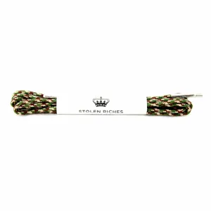 Camo Green Dress Shoelace (Length: 27"/69cm)