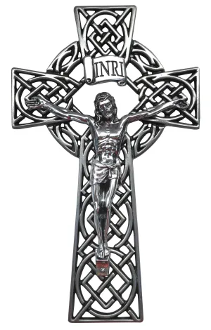 Celtic Wall Cross W/2-tone Corpus