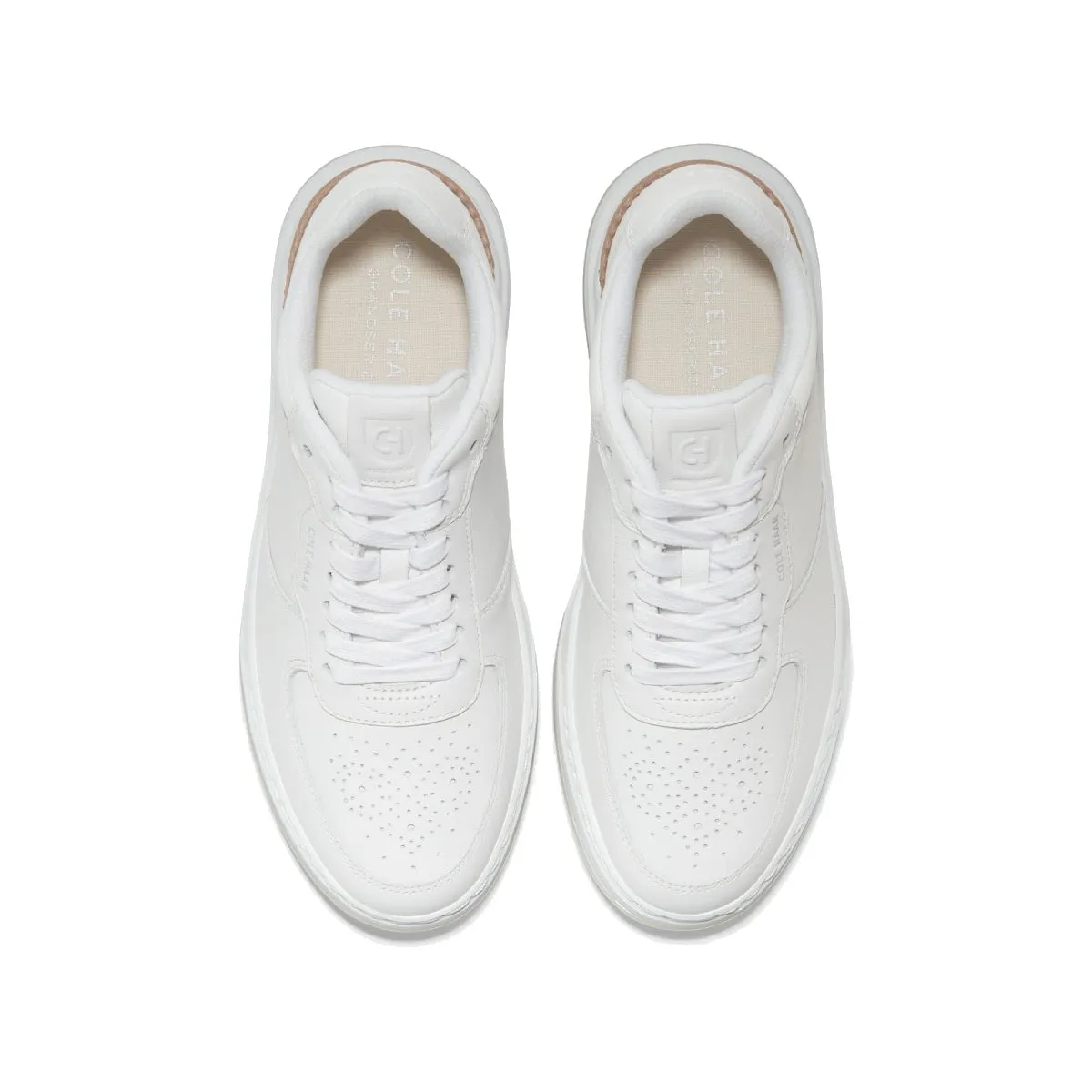 Cole Haan Grandpro Crossover Sneaker White Leather Ivory קול האן נעלי נשים