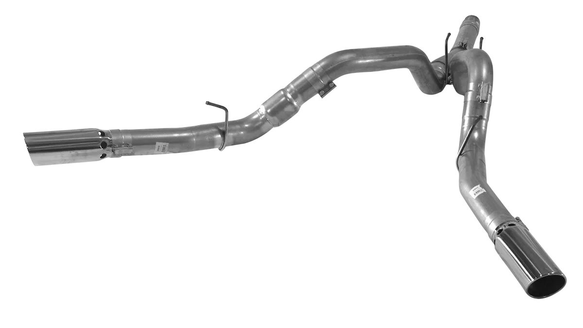 *Discontinued* 2008-2010 Powerstroke 4" DPF Back Dual Exhaust System (FLO 730)