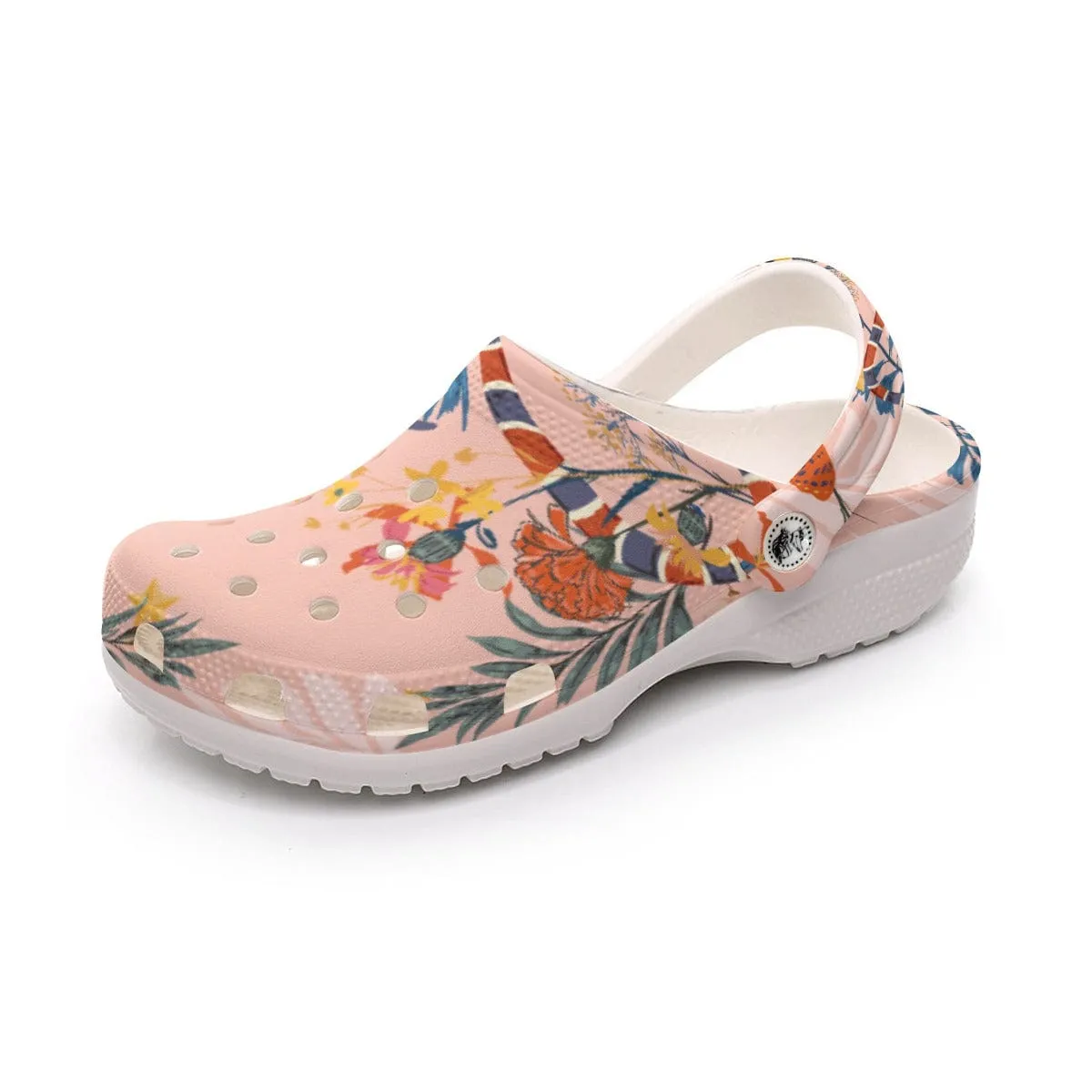 Flora Soles - Print Women's Classic Clogs