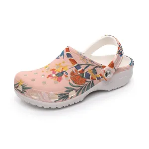 Flora Soles - Print Women's Classic Clogs