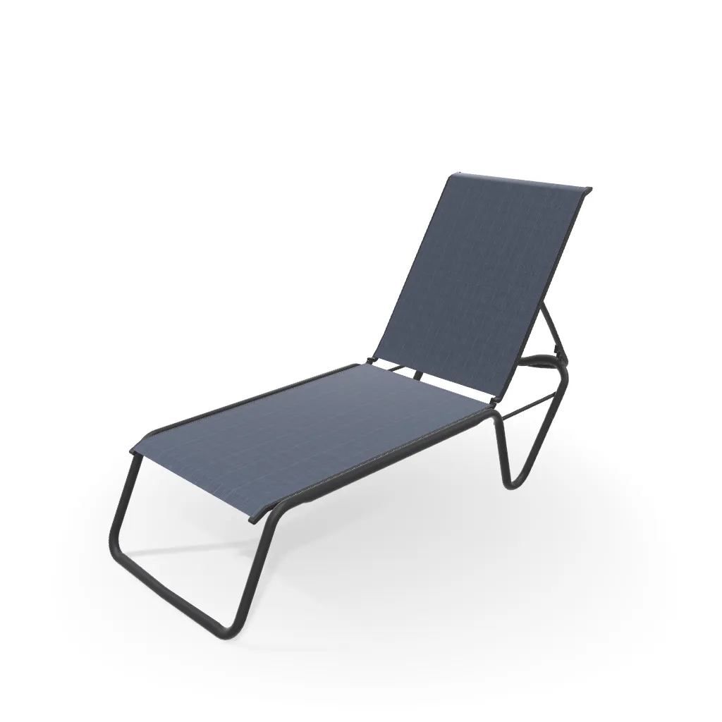 Gardenella Sling Chaise Lounge - Mocha