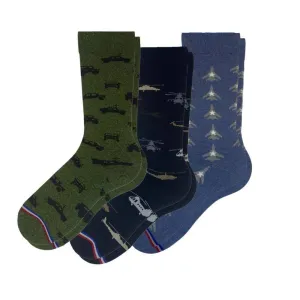 Heritage Casual Crew Socks 3-Pack Bundle