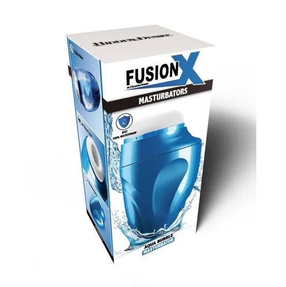 Hidden Desire Fusion X Aqua Bubble Masturbator Blue