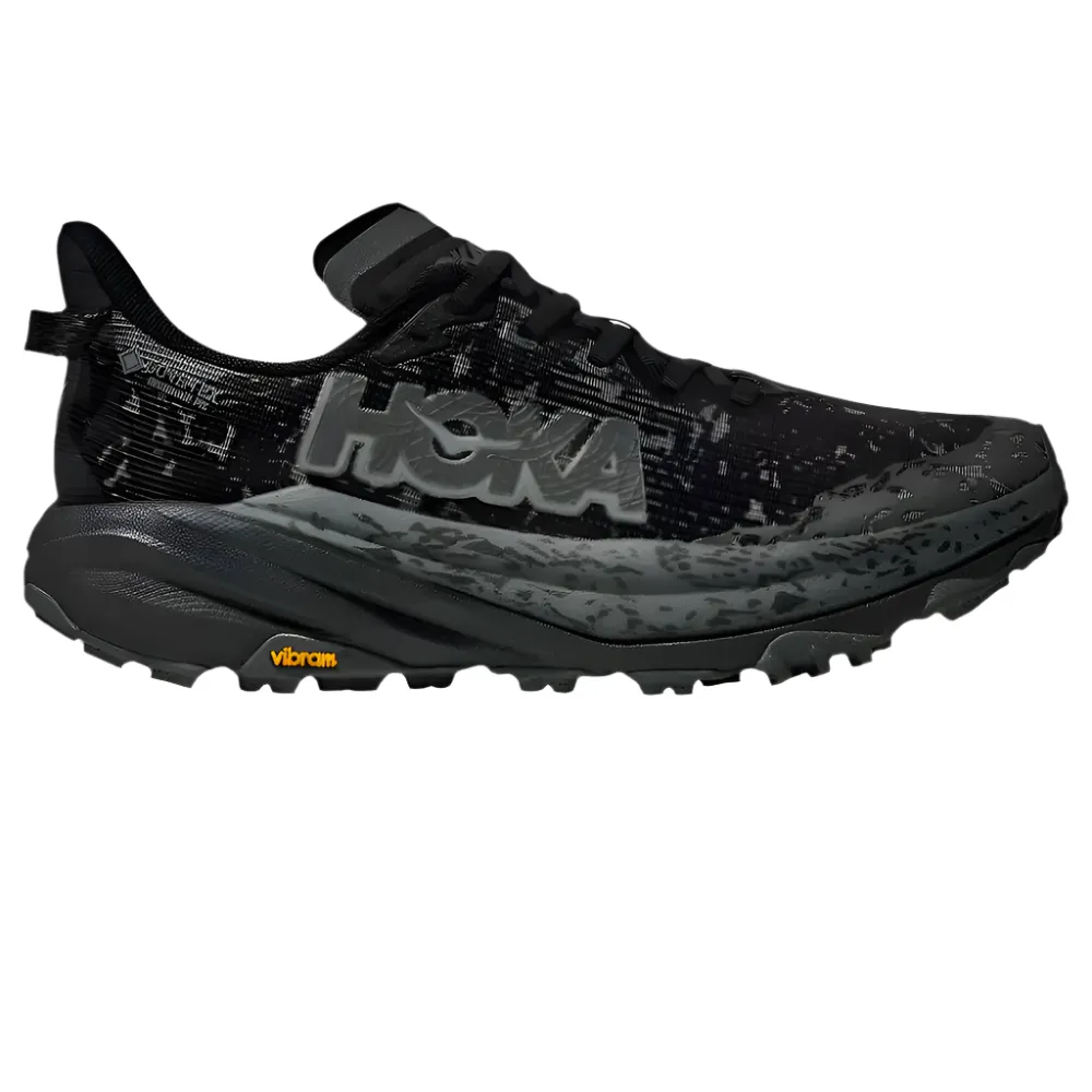 Hoka Women's Speedgoat 6 GTX Black / Outer Orbit Wide