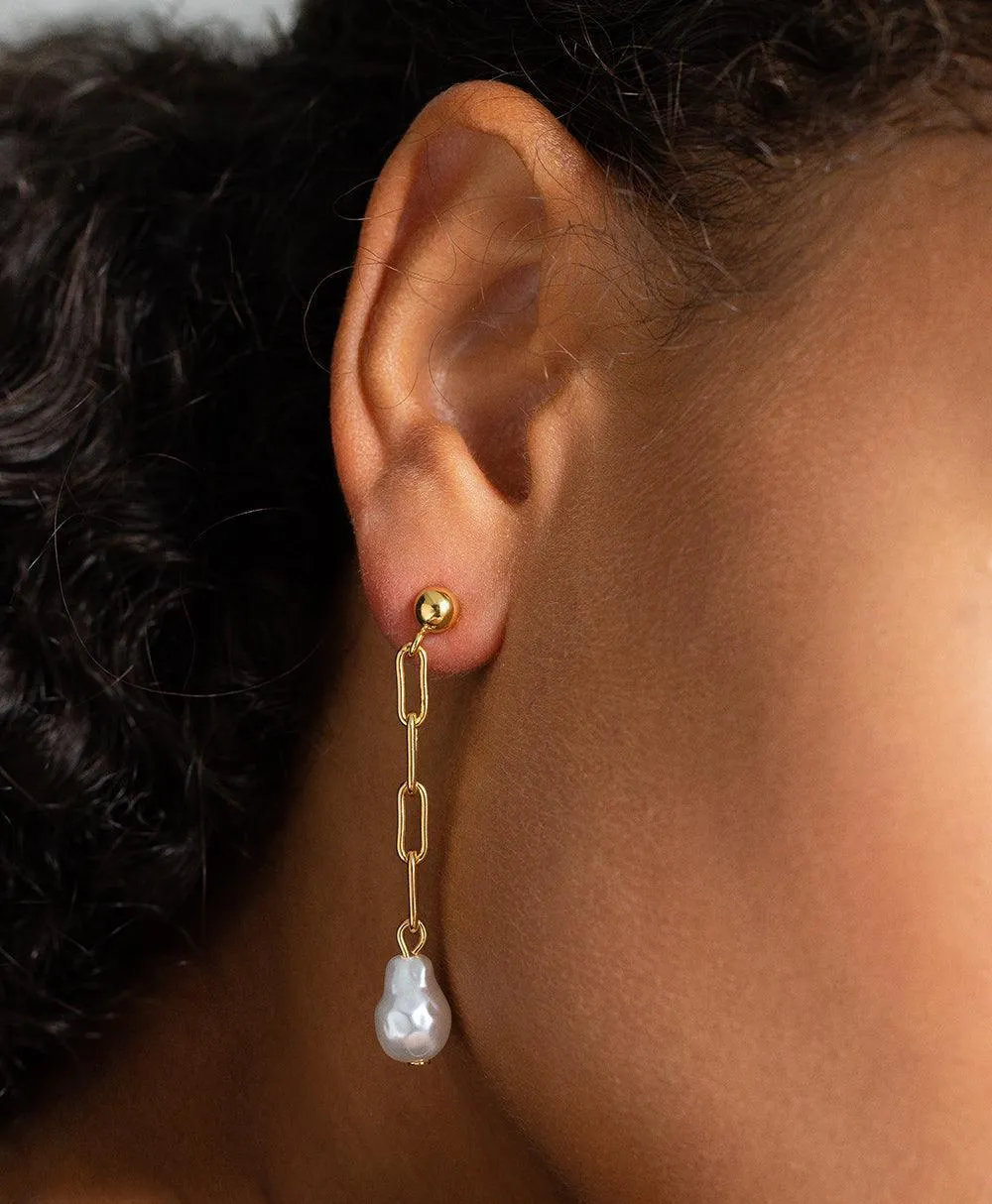 Iben Earring 18ct Gold Plated