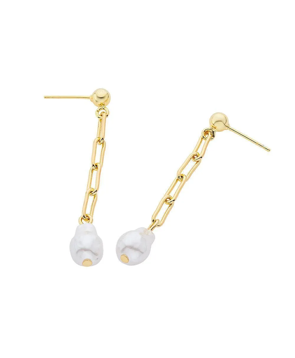 Iben Earring 18ct Gold Plated