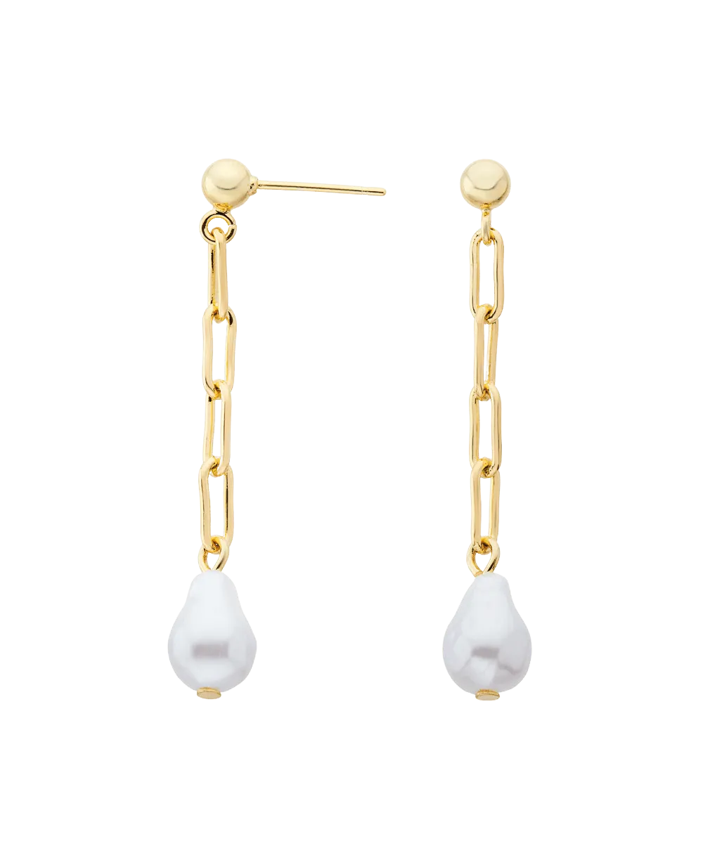 Iben Earring 18ct Gold Plated