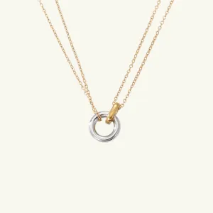 Interlocking Infinity Necklace