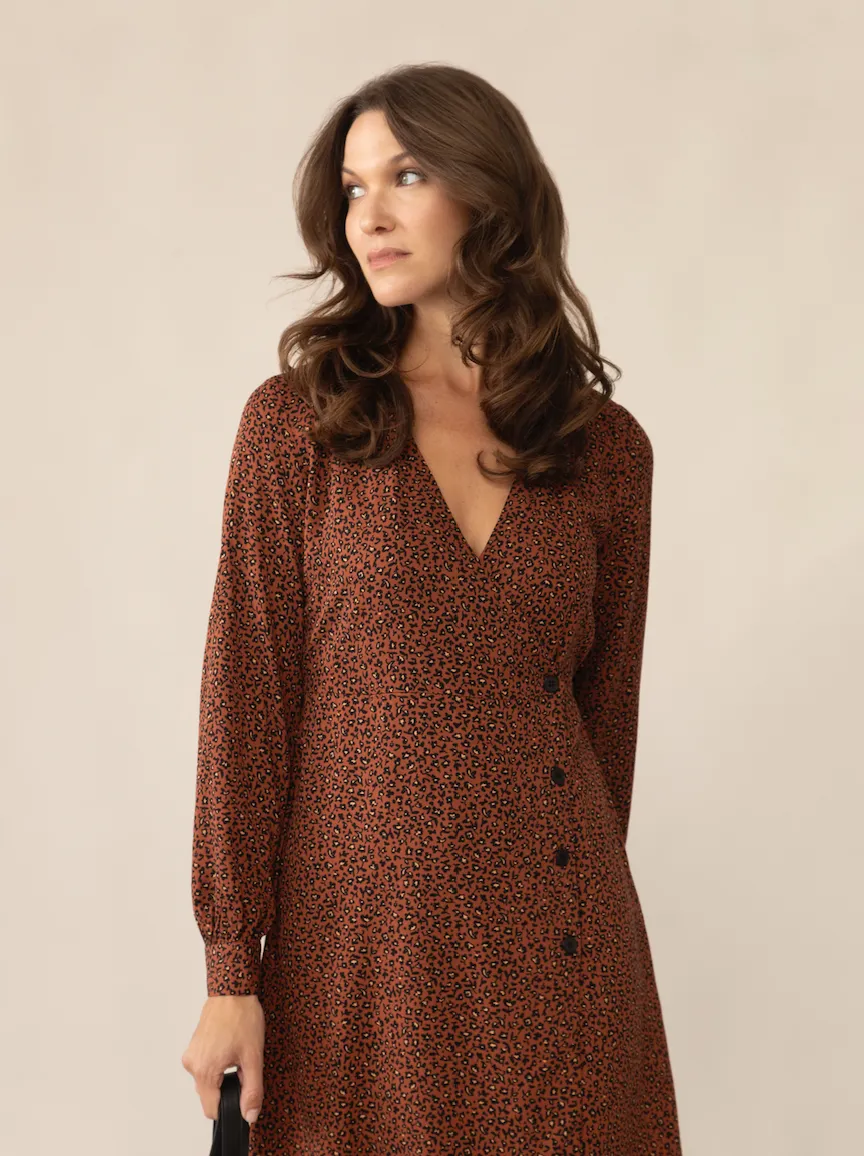 Karla Wild Flowers Wrap Dress