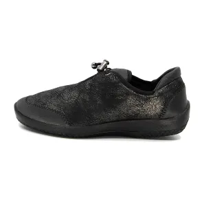 Lady57 Metallic Black Super Stretch Sneaker