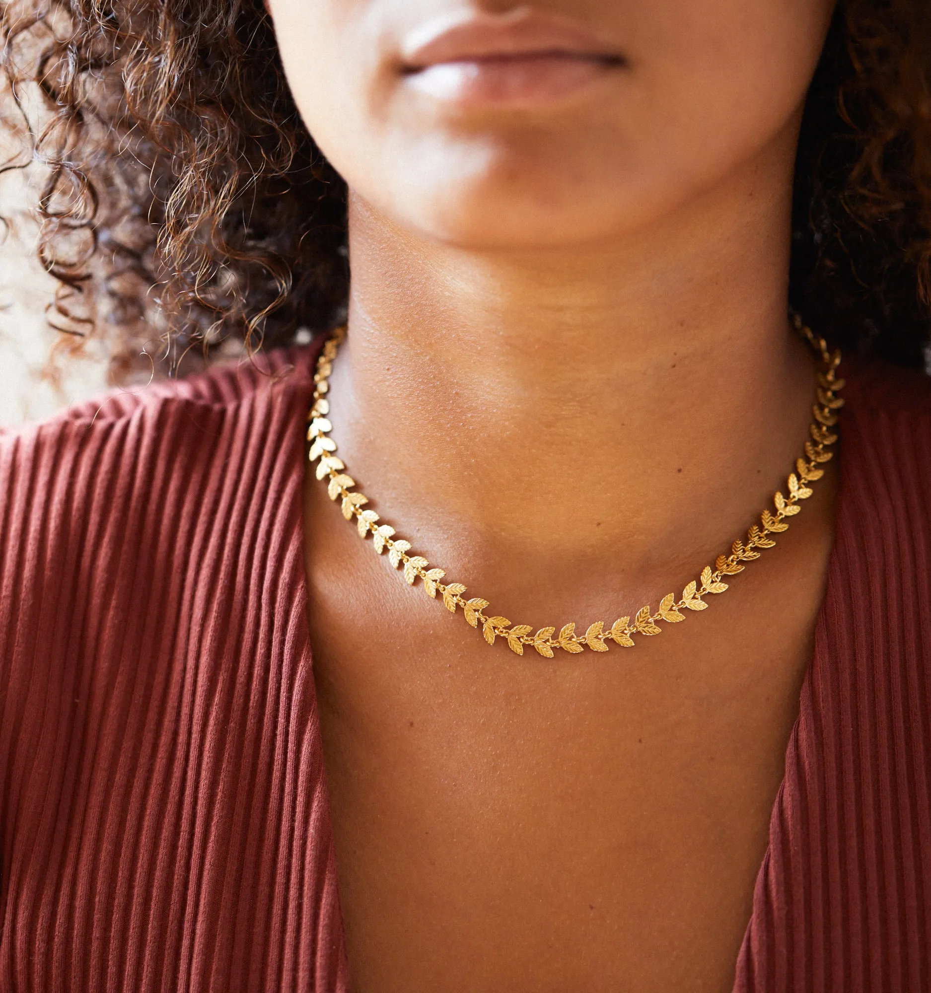 Laurel Chain Necklace