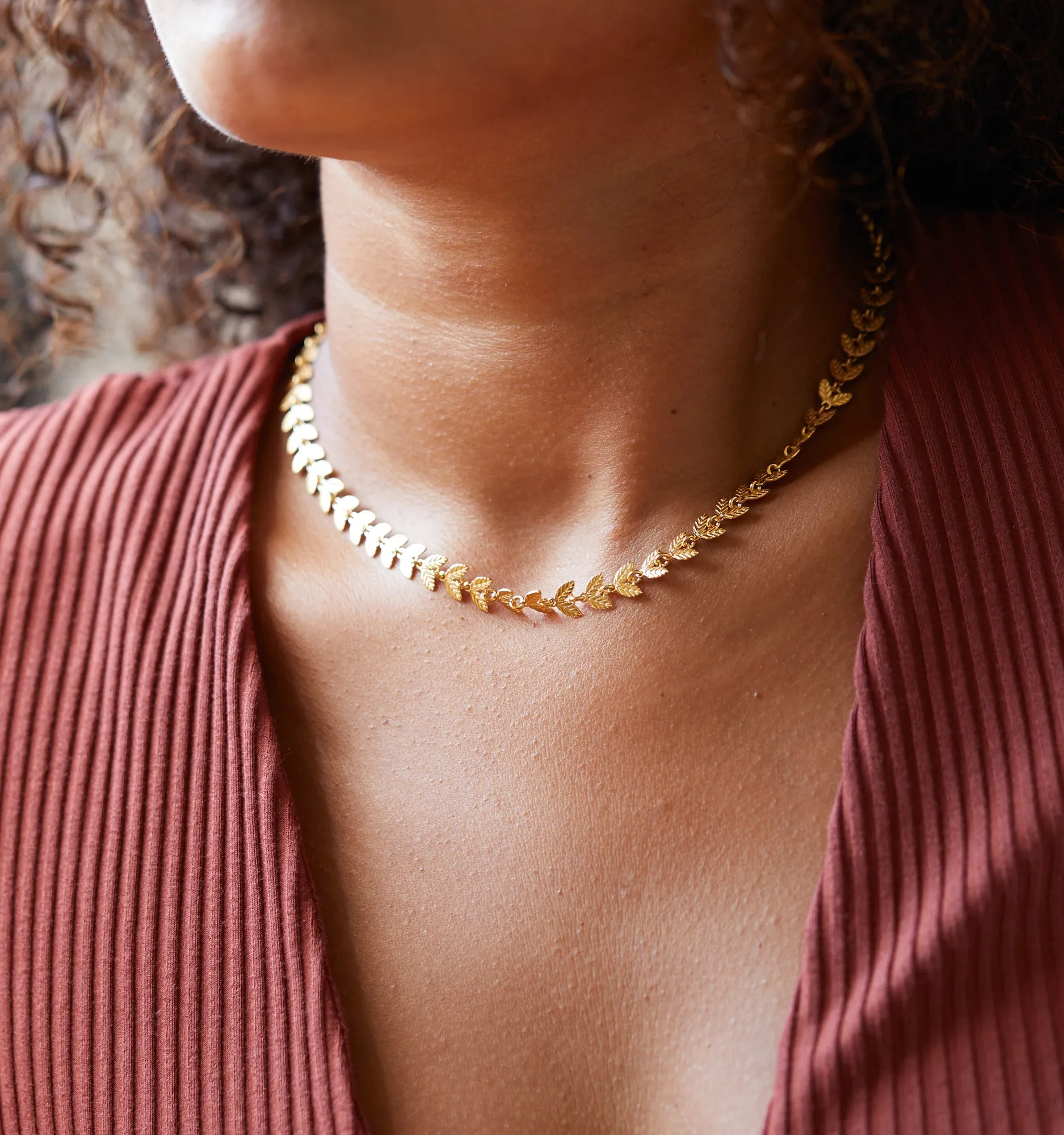 Laurel Chain Necklace