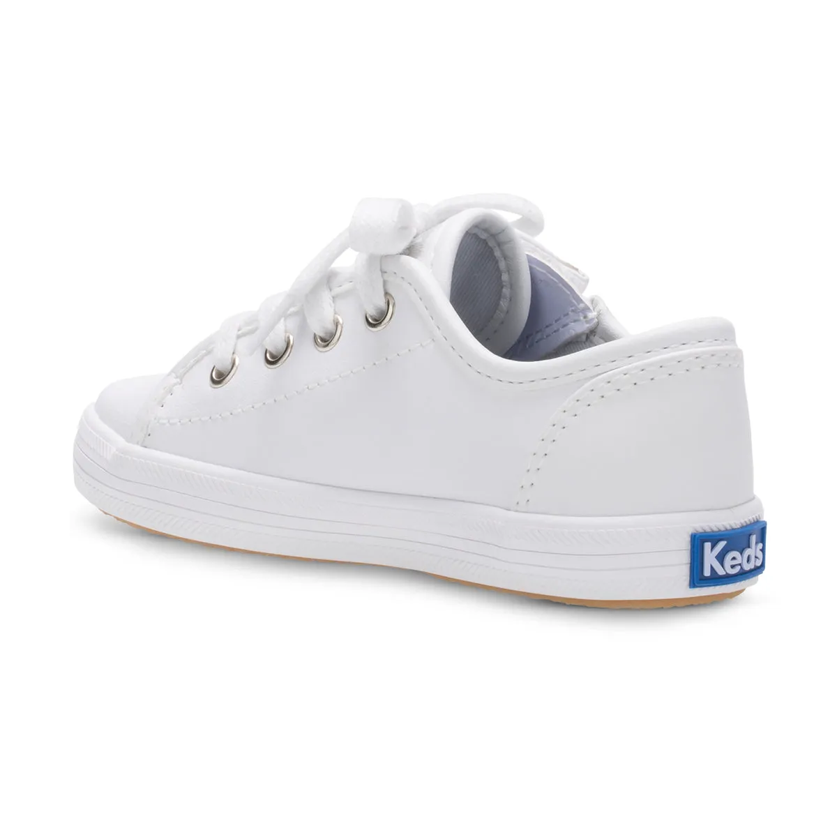 Little Kid's Kickstart Jr. Leather Sneaker White | KL160526