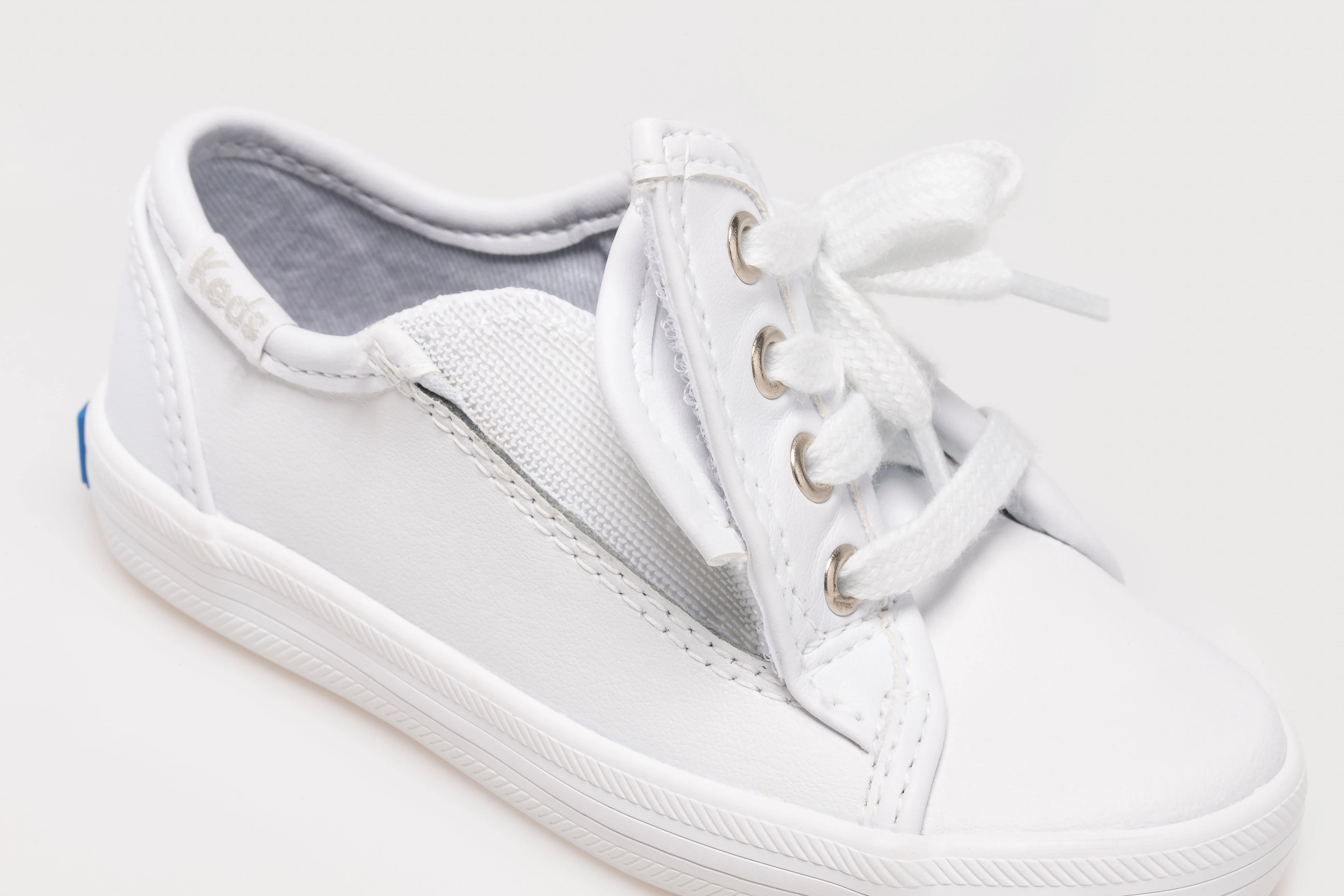 Little Kid's Kickstart Jr. Leather Sneaker White | KL160526