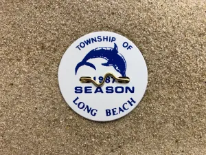 Long Beach Township 1987 Seasonal Beach Badge