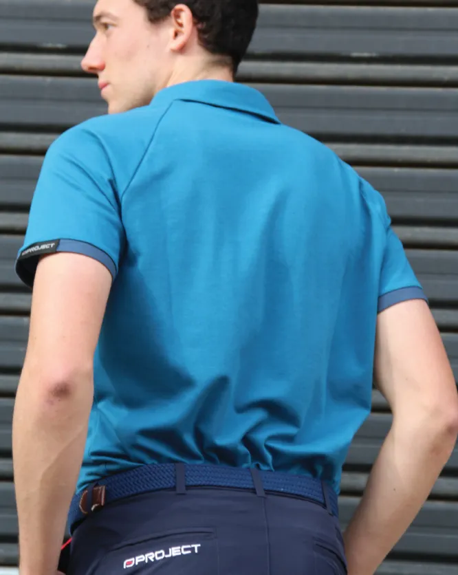 Men's Corporate Polo - BLUE/NAVY