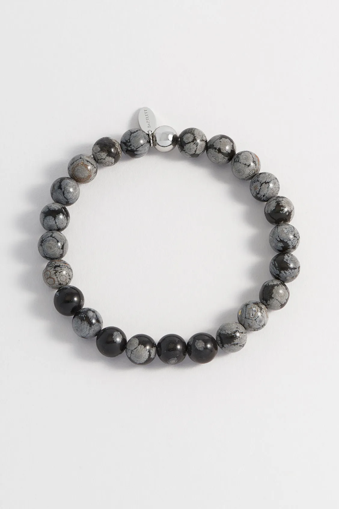 Mens Gemstone Beaded Bracelet