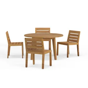 Nantucket 5-Piece All Teak Dining Set