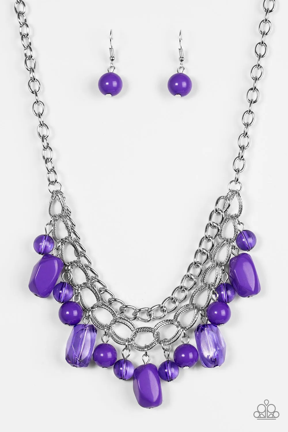 Open Door Jewelry - Brazilian Bay - Purple Necklace - Paparazzi Accessories