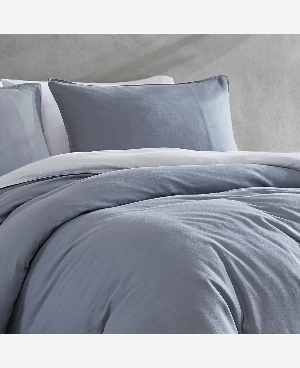 Organic Cotton Grey Duvet Cover Set