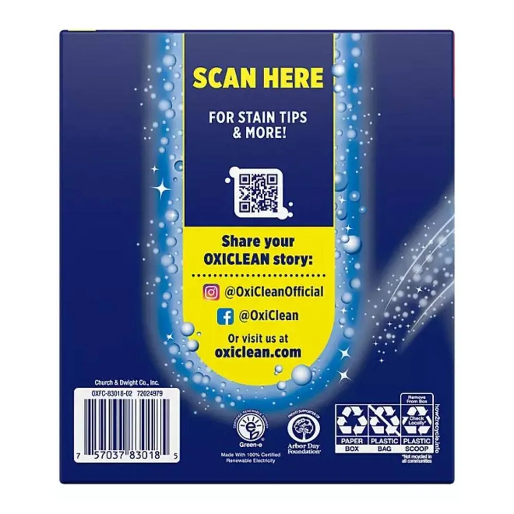 OxiClean - Concentrated Max Efficiency Versatile Stain Remover Powder - 8.08 lbs