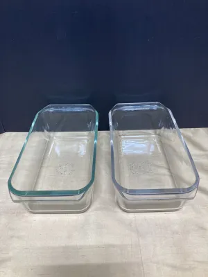 Pair of Pyrex GlasBake Loaf Dishes