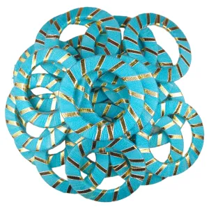 Threaded Gota Bangle Ring Motif for Craft Or Decor, Art Making, Dry Craft