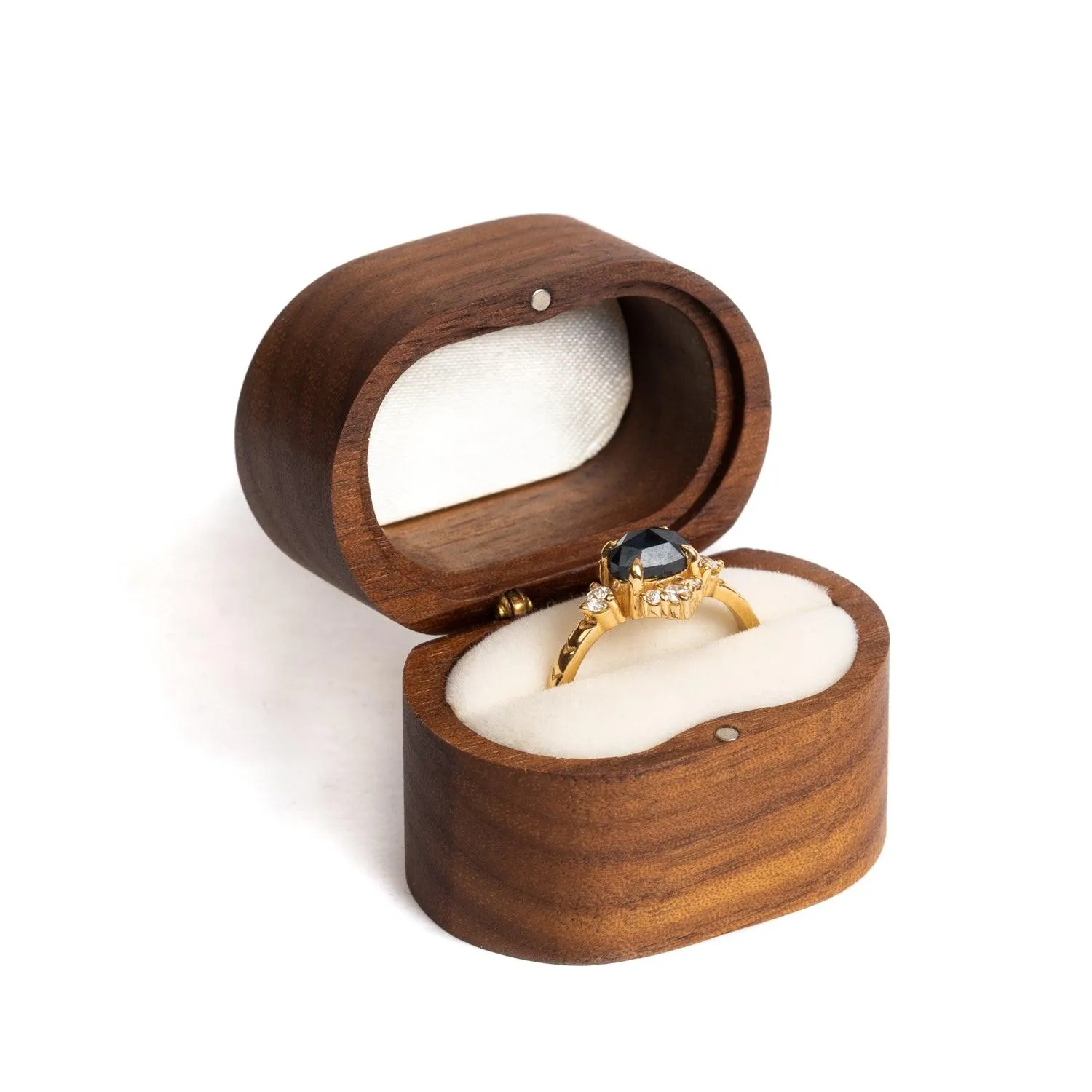 Walnut ring box